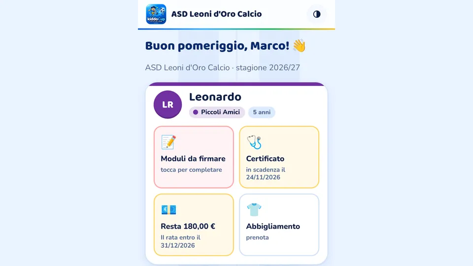 L'app dei genitori